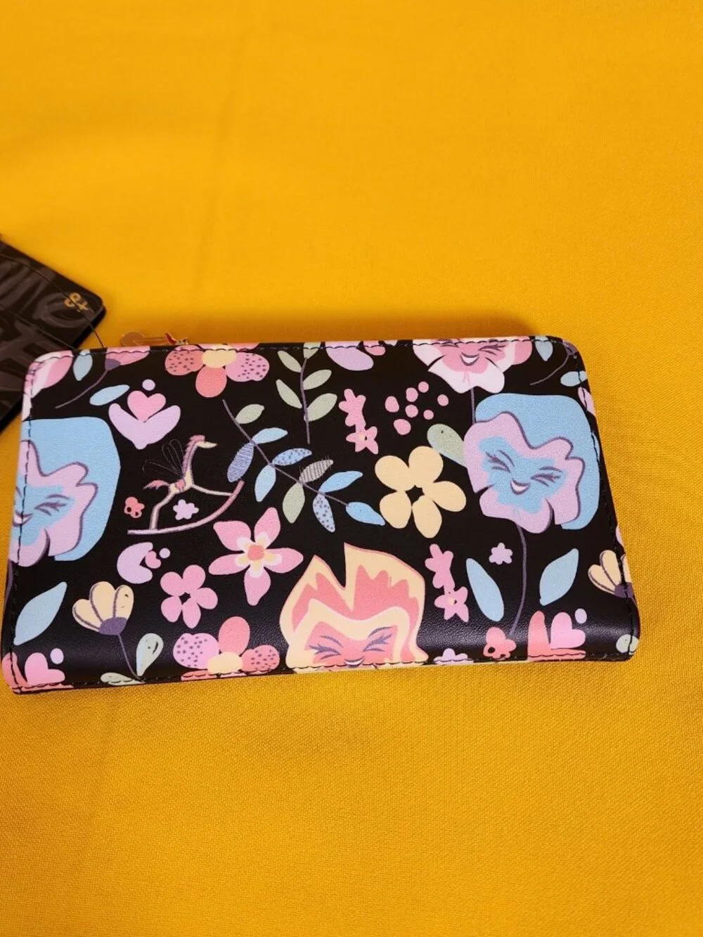 Loungefly Disney Alice in Wonderland Floral Wildflower Butterfly Flap Wallet NEW